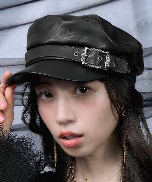 HARE（ハレ）の「ベルトデザインキャスケット（その他・ブラック09・FREE）」の14枚目の写真