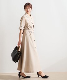 Andemiu | パイピングトレンチワンピース