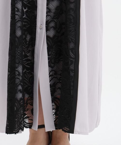 Andemiu（アンデミュウ）の「フロントキリカエレースワンピース（ワンピース/ドレス・ライトグレー(11)/グリーン(71)/ネイビー(88)・F）」の21枚目の写真