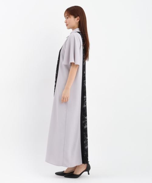 Andemiu（アンデミュウ）の「フロントキリカエレースワンピース（ワンピース/ドレス・ライトグレー(11)/グリーン(71)/ネイビー(88)・F）」の17枚目の写真