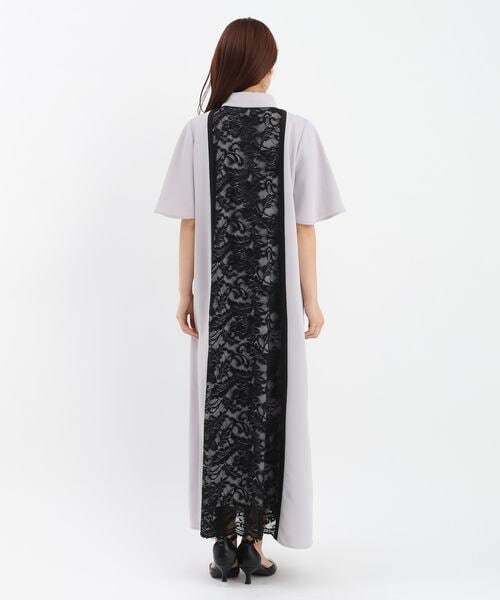 Andemiu（アンデミュウ）の「フロントキリカエレースワンピース（ワンピース/ドレス・ライトグレー(11)/グリーン(71)/ネイビー(88)・F）」の18枚目の写真