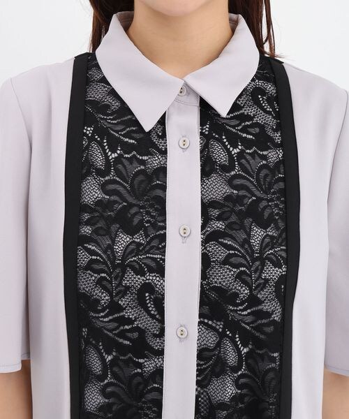 Andemiu（アンデミュウ）の「フロントキリカエレースワンピース（ワンピース/ドレス・ライトグレー(11)/グリーン(71)/ネイビー(88)・F）」の19枚目の写真