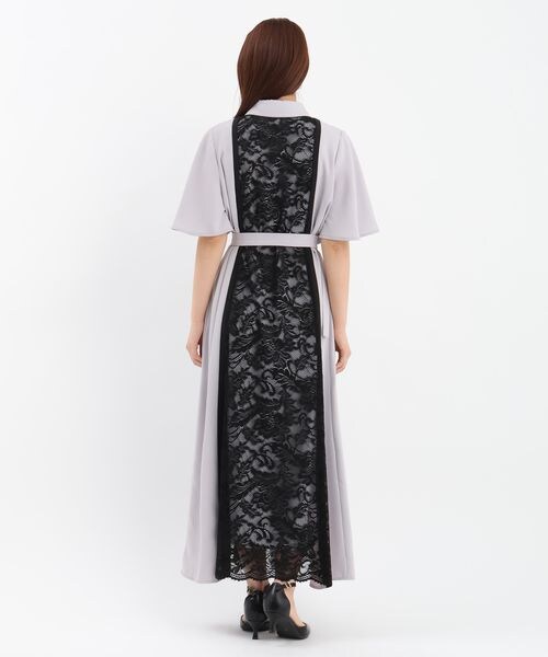 Andemiu（アンデミュウ）の「フロントキリカエレースワンピース（ワンピース/ドレス・ライトグレー(11)/グリーン(71)/ネイビー(88)・F）」の15枚目の写真