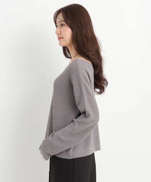 Andemiu（アンデミュウ）の「リネンコンプルオーバー（トップス・オフ(05)/チャコール(18)/ネイビー(88)・F）」の16枚目の写真