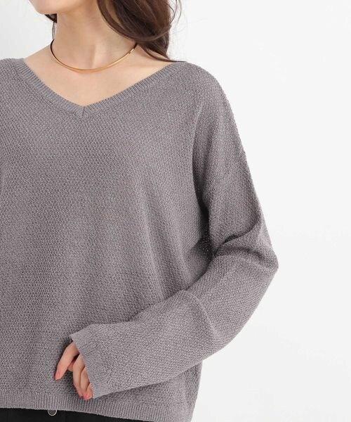 Andemiu（アンデミュウ）の「リネンコンプルオーバー（トップス・オフ(05)/チャコール(18)/ネイビー(88)・F）」の19枚目の写真