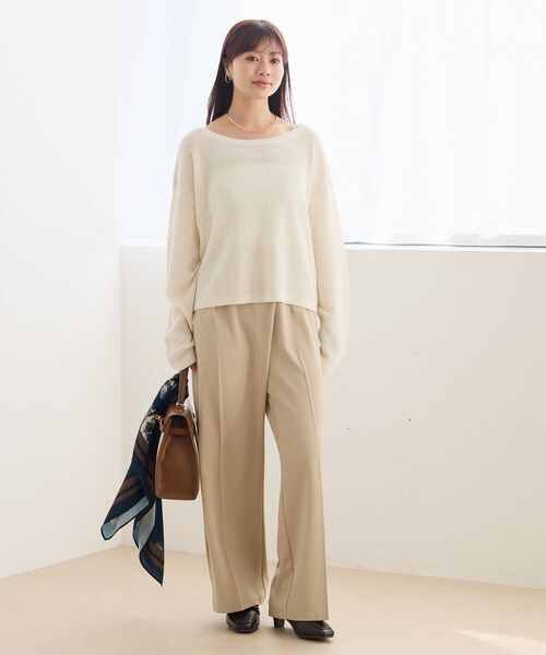 Andemiu（アンデミュウ）の「リネンコンプルオーバー（トップス・オフ(05)/チャコール(18)/ネイビー(88)・F）」の3枚目の写真