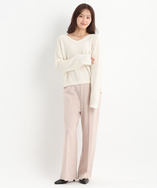 Andemiu（アンデミュウ）の「リネンコンプルオーバー（トップス・オフ(05)/チャコール(18)/ネイビー(88)・F）」の13枚目の写真