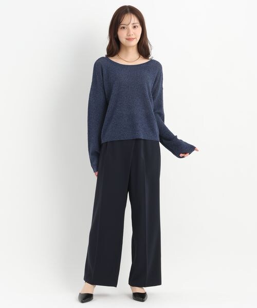 Andemiu（アンデミュウ）の「リネンコンプルオーバー（トップス・オフ(05)/チャコール(18)/ネイビー(88)・F）」の14枚目の写真