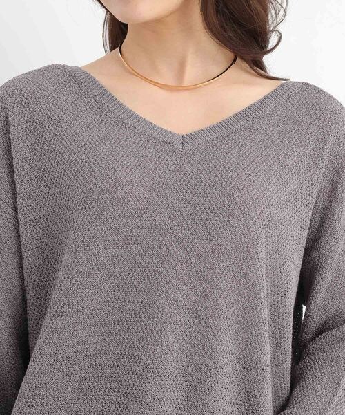 Andemiu（アンデミュウ）の「リネンコンプルオーバー（トップス・オフ(05)/チャコール(18)/ネイビー(88)・F）」の18枚目の写真