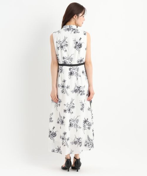 Andemiu（アンデミュウ）の「パネルスカーフ柄ワンピース（ワンピース/ドレス・オフ(05)/ブラック(09)・F）」の13枚目の写真