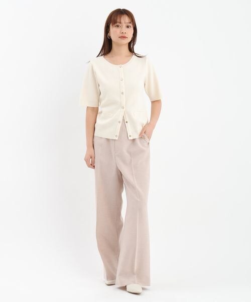 Andemiu（アンデミュウ）の「マリンストレートパンツ（パンツ・ブラック(09)/ライトベージュ(51)/ライトブルー(84)・S/M）」の11枚目の写真