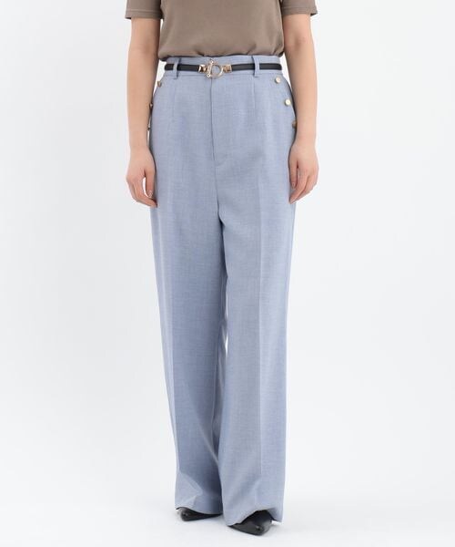 Andemiu（アンデミュウ）の「マリンストレートパンツ（パンツ・ブラック(09)/ライトベージュ(51)/ライトブルー(84)・S/M）」の16枚目の写真