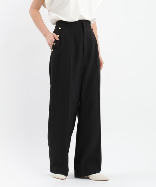 Andemiu（アンデミュウ）の「マリンストレートパンツ（パンツ・ブラック(09)/ライトベージュ(51)/ライトブルー(84)・S/M）」の13枚目の写真