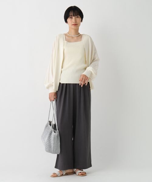 Elura（エルーラ）の「サマープロテクトタンク（その他・ホワイト02/ブラック09/グレージュ50/ダークブラウン58・FREE）」の3枚目の写真