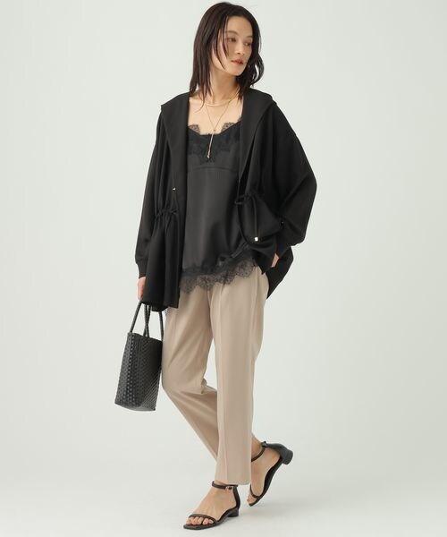 Elura（エルーラ）の「いつラクWクロステーパードパンツ＜低身長サイズあり＞（その他・オフホワイト05/ブラック09/ベージュ52/ネイビー88・S/M/L/低身長FREE）」の19枚目の写真