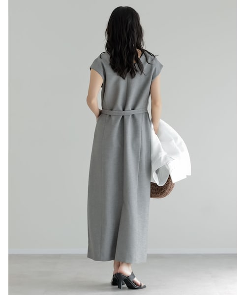 Re:EDIT（リエディ）の「ホップサックツイードVネックジャンスカ - ワンピース通販 | 人気レディースファッション - Re:EDIT（リエディ）（その他・レディース・ブラック/グレー/ブラウン/イエローベージュ・SC/M/MT/L）」の22枚目の写真