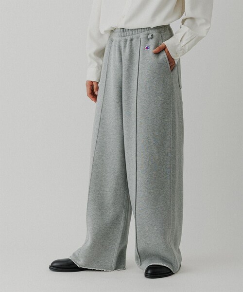 ADAM ET ROPE'（アダムエロペ）の「《別注》【Champion/チャンピオン】WIDE SWEAT PANTS（その他パンツ・メンズ・ブラック/グレー/ライトグレー・L/M/S/XL）」の18枚目の写真