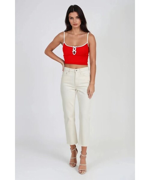 TOBI（-）の「Sweet Tease Cutout Bow Cami Top - Pink（トップス・レディース・other）」の9枚目の写真