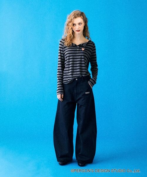 JEANASIS 【PERSON’S】アソートガラツイルパンツ JEANASIS（ジーナシス）の「アソートガラツイルパンツ（）」 - WEAR