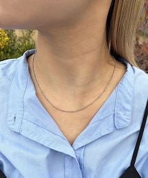 ＜ステンレス＞ボールチェーンネックレス