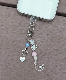 ストーンビーズチャーム