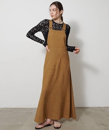 Whim Gazette | 【Drawing Numbers】フェイクリネンサロペットワンピース(ワンピース)