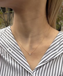 Lattice | <ステンレス>ストーンハートネックレス(ネックレス)