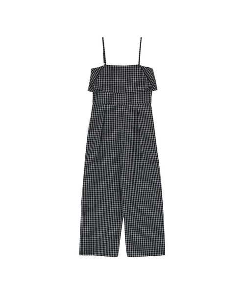 Re:EDIT（リエディ）の「ギンガムチェックビスチェ風オールインワン - オールインワン通販 | 人気レディースファッション - Re:EDIT（リエディ）（その他・レディース・ブラック・SC/M/MT/L）」の20枚目の写真