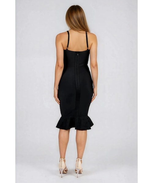 TOBI（-）の「Soft Obsession Mermaid Bandage Midi Dress - Black（ワンピース/ドレス・レディース・other）」の2枚目の写真
