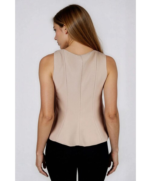 TOBI（-）の「Workday Chic Peplum Top - Taupe（トップス・レディース・other）」の3枚目の写真