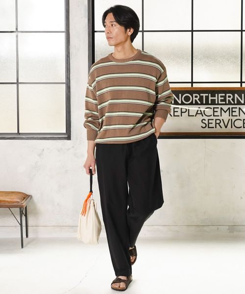 BAYFLOW（ベイフロー）の「≪予約≫テックリネンパンツ（その他・メンズ・チャコール18/ブラック19/ベージュ55・3(M)/4(L)）」の14枚目の写真