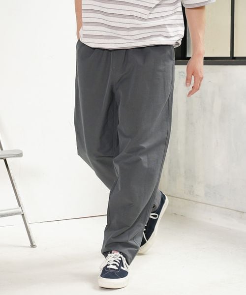 BAYFLOW（ベイフロー）の「≪予約≫テックリネンパンツ（その他・メンズ・チャコール18/ブラック19/ベージュ55・3(M)/4(L)）」の9枚目の写真