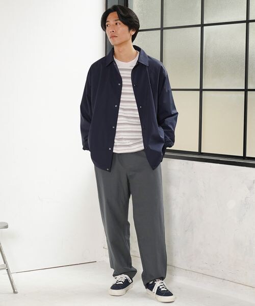 BAYFLOW（ベイフロー）の「≪予約≫テックリネンパンツ（その他・メンズ・チャコール18/ブラック19/ベージュ55・3(M)/4(L)）」の4枚目の写真