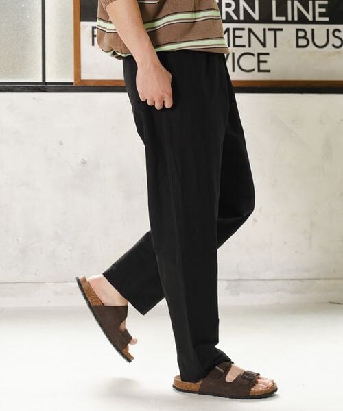 BAYFLOW（ベイフロー）の「≪予約≫テックリネンパンツ（その他・メンズ・チャコール18/ブラック19/ベージュ55・3(M)/4(L)）」の16枚目の写真