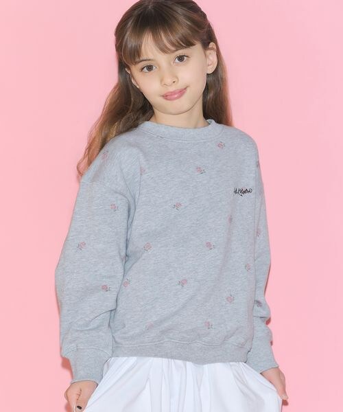 Cath Kidston(キャスキッドソン)の「キッズ 総柄プリントスウェット Rose Embroidery(その他・アイボリー(08)/グレー(15)・100/110/120/130)」の18枚目の写真