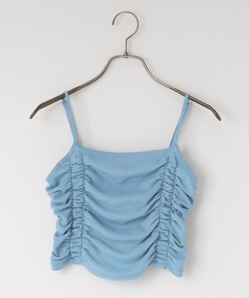 LOWRYS FARM(ローリーズファーム)の「シャーリングキャミ(その他・アイボリー08/ブラック09/ブルー84・FREE)」の18枚目の写真