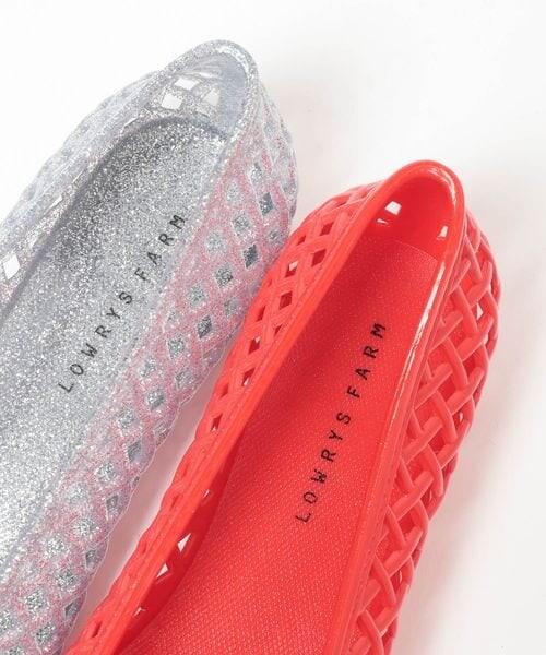 LOWRYS FARM（ローリーズファーム）の「ジェリーフラットシューズ（その他・ブラック09/シルバー12/レッド35・M(23~23.5)/L(24~24.5)）」の13枚目の写真
