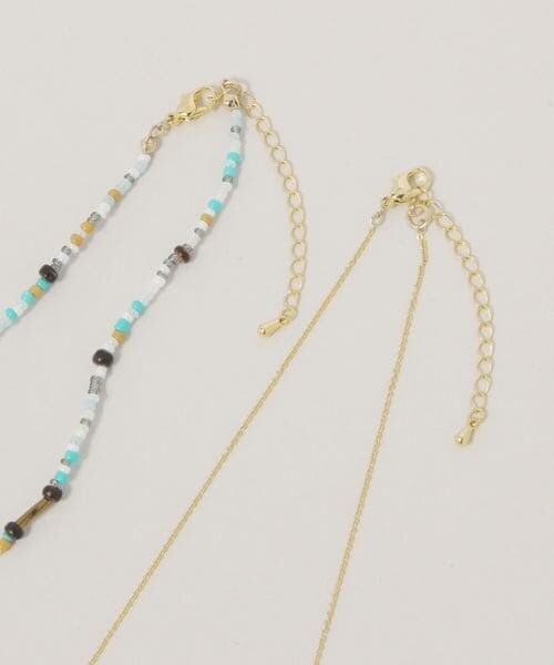 RAGEBLUE（レイジブルー）の「2SET/ビーズネックレス（アクセサリー・ビーズ×コイン00・FREE）」の4枚目の写真