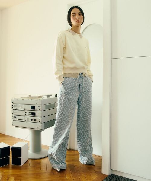 VIS（ビス）の「VIS別注オフショルスウェットトップス（その他・キナリ(16)(06)/ライトグレー(08)(22)/ネイビー(40)(80)・F）」の7枚目の写真