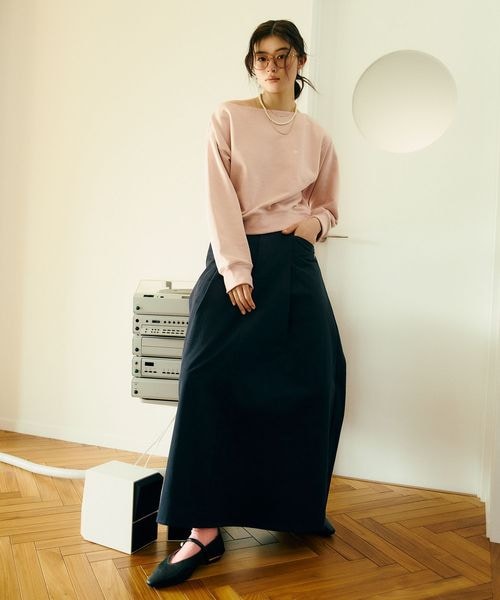 VIS（ビス）の「VIS別注オフショルスウェットトップス（その他・キナリ(16)(06)/ライトグレー(08)(22)/ネイビー(40)(80)・F）」の17枚目の写真