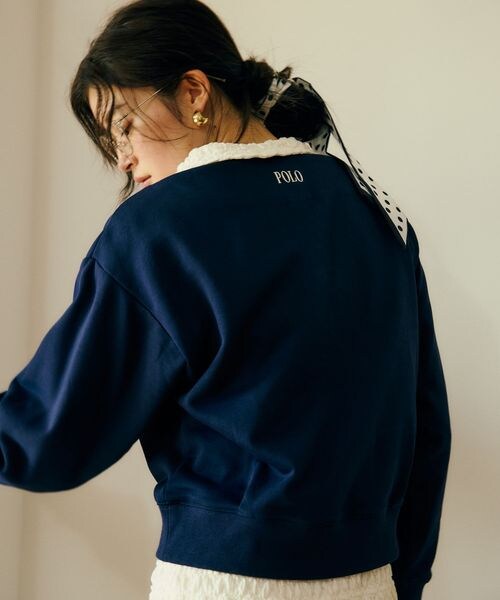 VIS（ビス）の「VIS別注オフショルスウェットトップス（その他・キナリ(16)(06)/ライトグレー(08)(22)/ネイビー(40)(80)・F）」の5枚目の写真