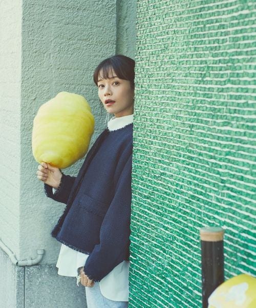 GLOBAL WORK（グローバルワーク）の「高山直子さんコラボ/ツイード