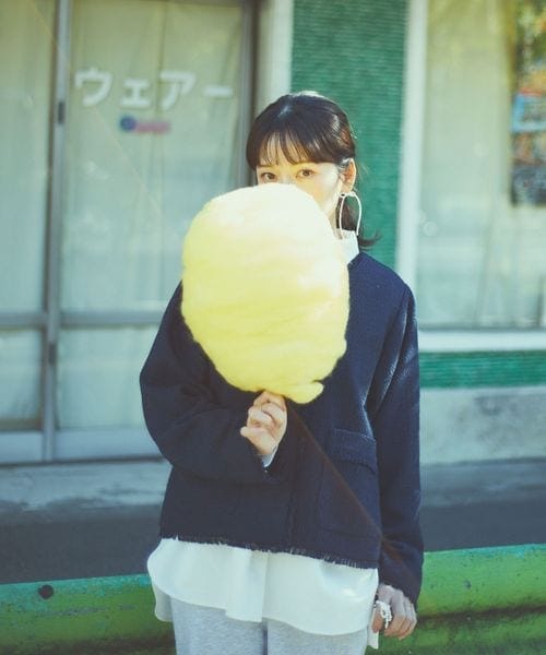 GLOBAL WORK（グローバルワーク）の「高山直子さんコラボ/ツイード