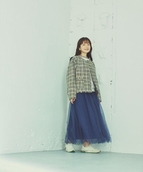 GLOBAL WORK（グローバルワーク）の「高山直子さんコラボ/ツイード