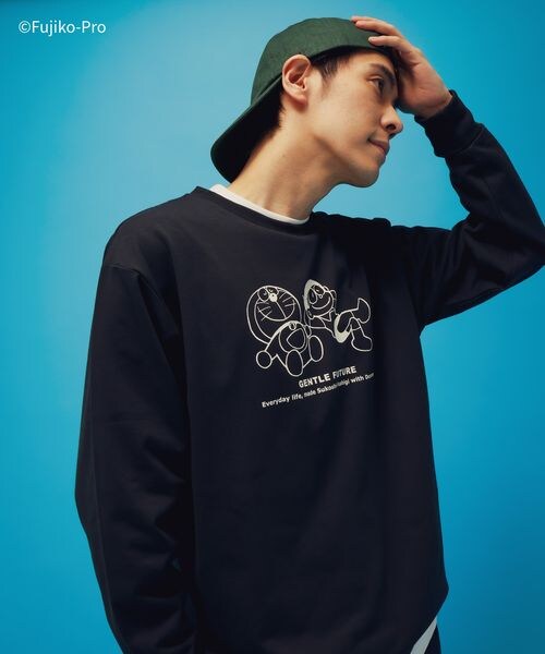 GLOBAL WORK（グローバルワーク）の「ドラえもん/ルームウェアSET/646965（その他・メンズ・杢グレー12/ネイビー88・M/L）」の14枚目の写真