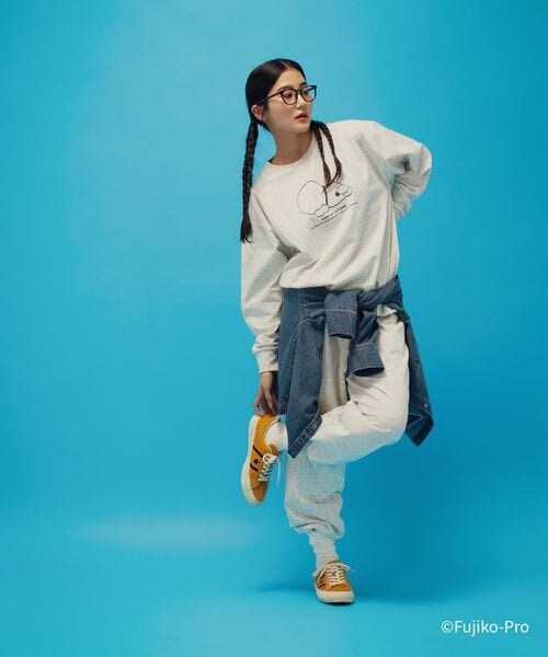 GLOBAL WORK（グローバルワーク）の「ドラえもん/ルームウェアSET/646965（その他・メンズ・杢グレー12/ネイビー88・M/L）」の4枚目の写真