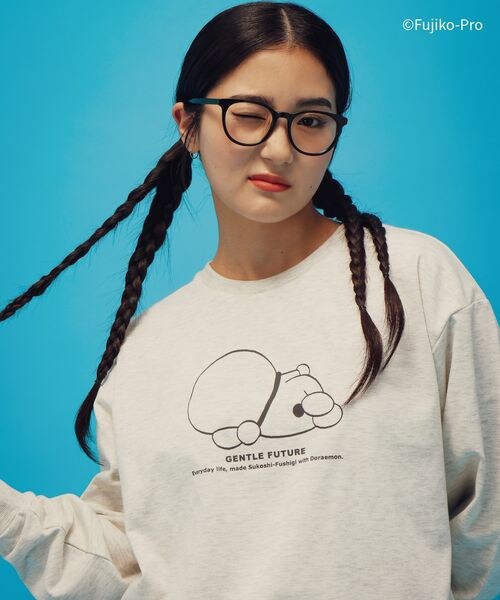 GLOBAL WORK（グローバルワーク）の「ドラえもん/ルームウェアSET/646965（その他・メンズ・杢グレー12/ネイビー88・M/L）」の6枚目の写真