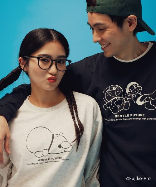 GLOBAL WORK（グローバルワーク）の「ドラえもん/ルームウェアSET/646965（その他・メンズ・杢グレー12/ネイビー88・M/L）」の22枚目の写真