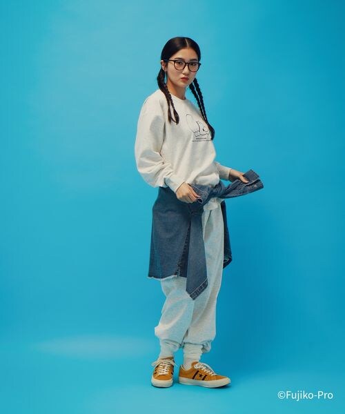 GLOBAL WORK（グローバルワーク）の「ドラえもん/ルームウェアSET/646965（その他・メンズ・杢グレー12/ネイビー88・M/L）」の3枚目の写真