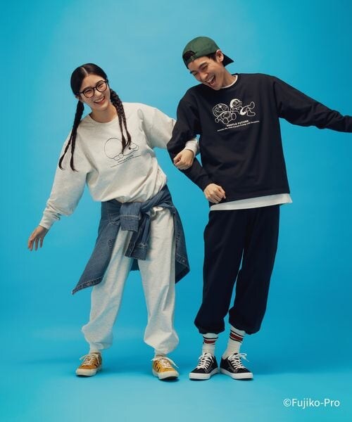 GLOBAL WORK（グローバルワーク）の「ドラえもん/ルームウェアSET/646965（その他・メンズ・杢グレー12/ネイビー88・M/L）」の18枚目の写真